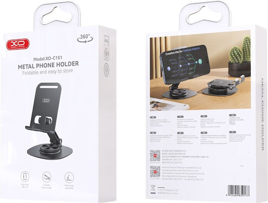 XO Desk Stand for Mobile in Black color C151