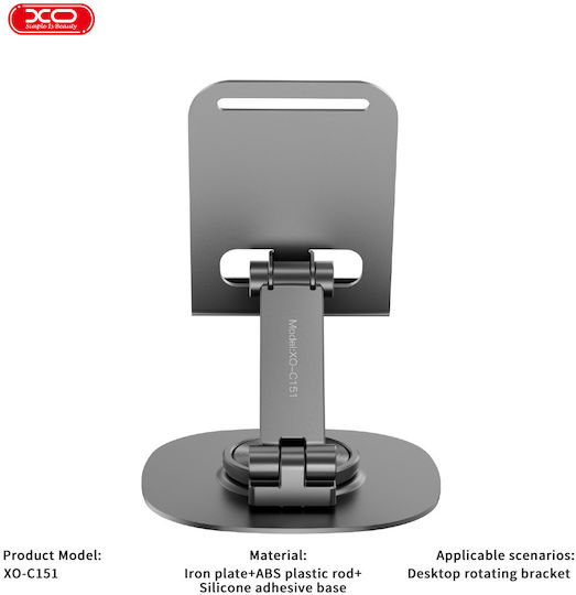 XO Desk Stand for Mobile in Black color C151