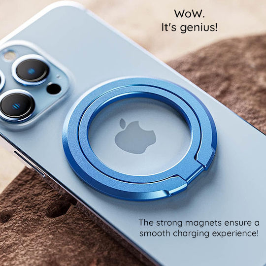 Inel pentru telefon Techsuit Magsafe Mpr3, formă rotundă, din aliaj de aluminiu, 3m, verde închis