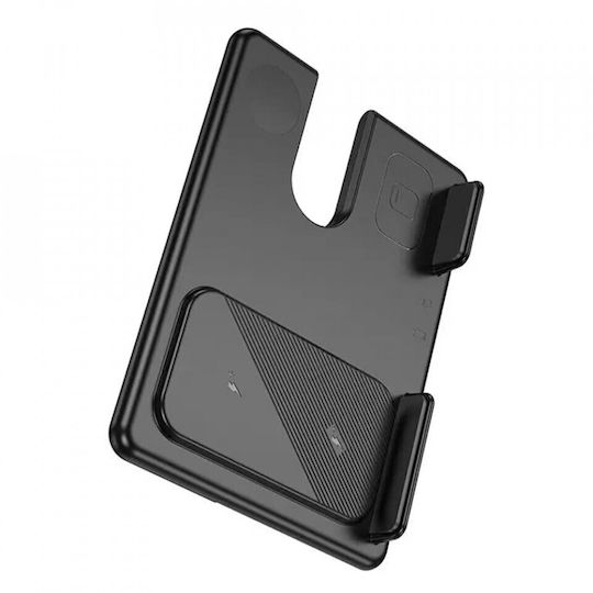 Hoco Ασύρματος Φορτιστής (Qi Pad) 15W Power Delivery / Quick Charge 3.0 Μαύρος (CQ2 Flash 3-in-1)