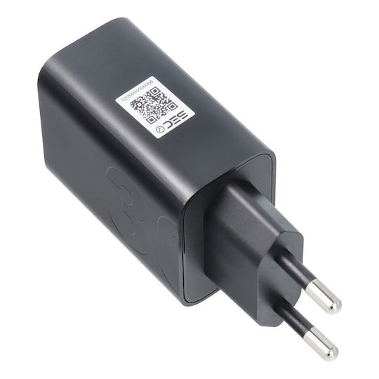 Motorola Charger Without Cable with USB-C Port 30W Blacks (MC309 Bulk)