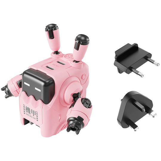 GravaStar GaN с 2 USB-C порта 35W Power Delivery Розов (Delta35)