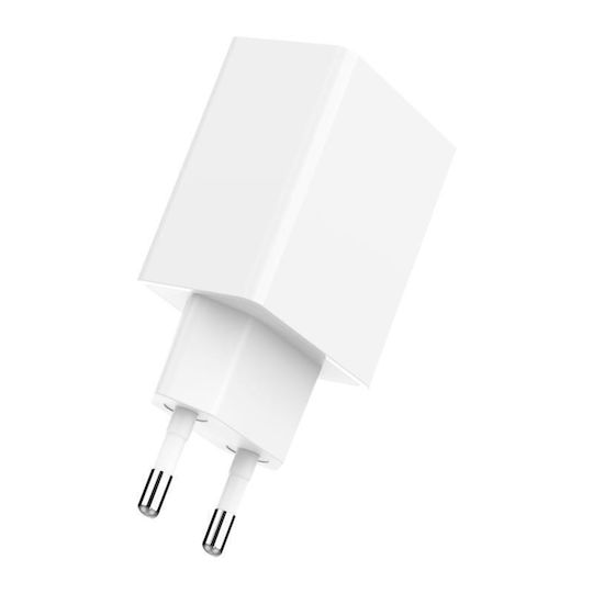 iNOS Încărcător Fără Cablu cu Port USB-A 12W Albς