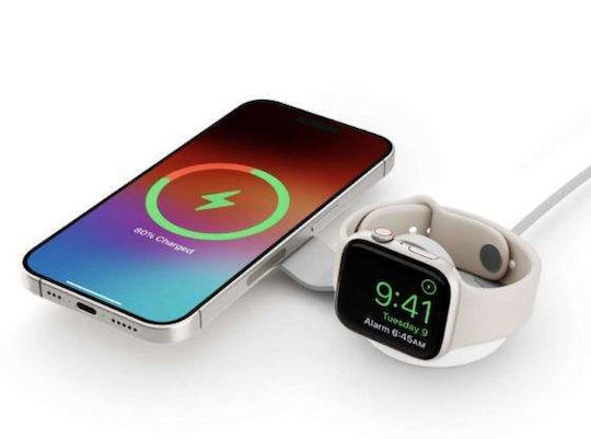 Twelve South Încărcător Wireless Qi2 Albς (Butterfly SE)