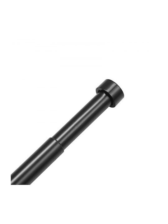Vevor Μεταλλικό Κουρτινόξυλο Διπλό με Βέργα Φ25.4mm 285εκ. Μαύρο