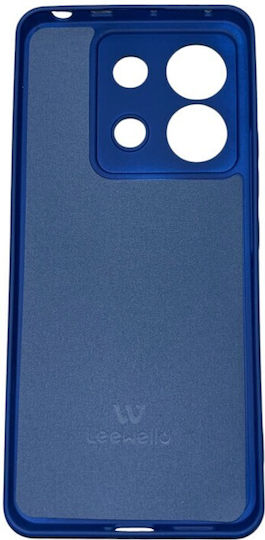 Soft Umschlag Rückseite Silikon 2mm Marineblau (Redmi Note 12 4G)