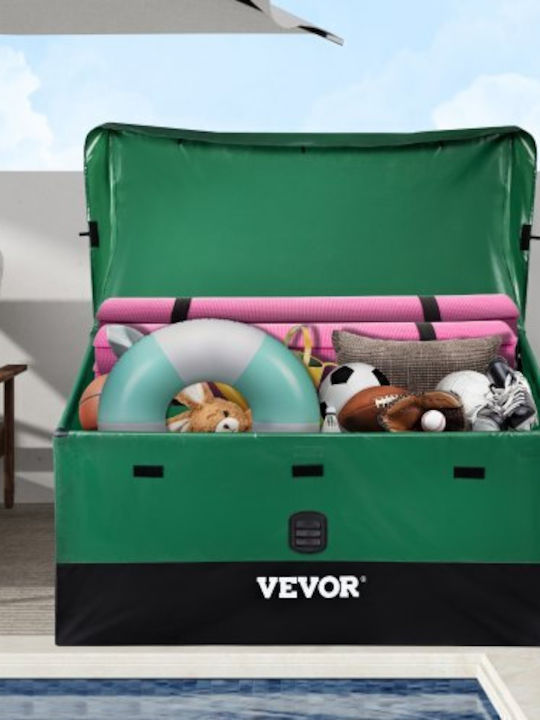Vevor Μπαούλο Αποθήκευσης Εξωτερικού Χώρου Πλαστικό Πράσινο Μ63xΠ75xΥ52εκ.