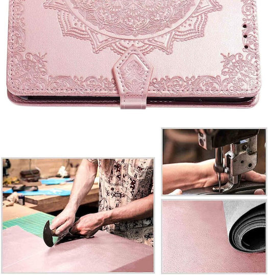 Umschlag Rückseite Synthetisches Leder / Kunststoff Magnetisch Rosa (Motorola Edge 50 Fusion 5G)
