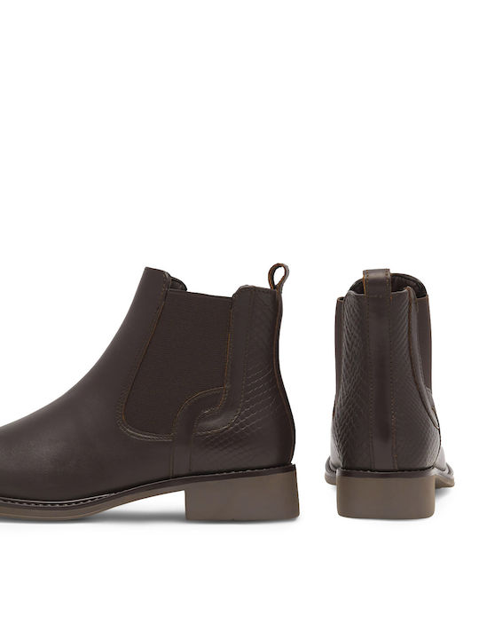 Damen Chelsea Stiefeletten Braun
