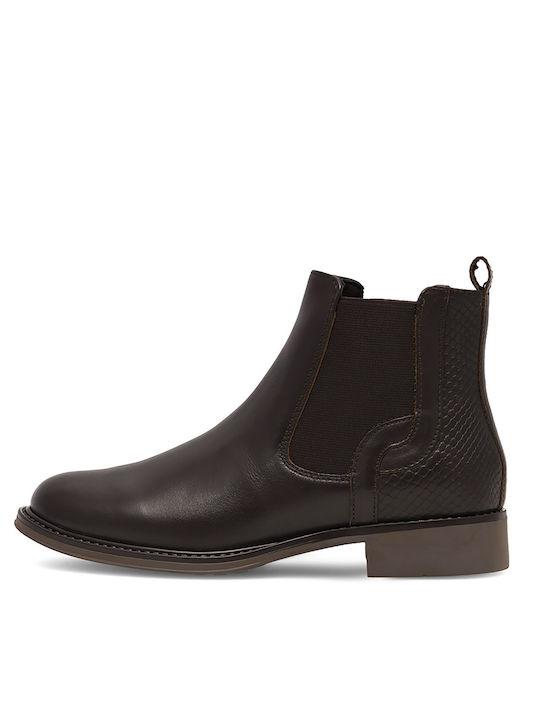 Damen Chelsea Stiefeletten Braun