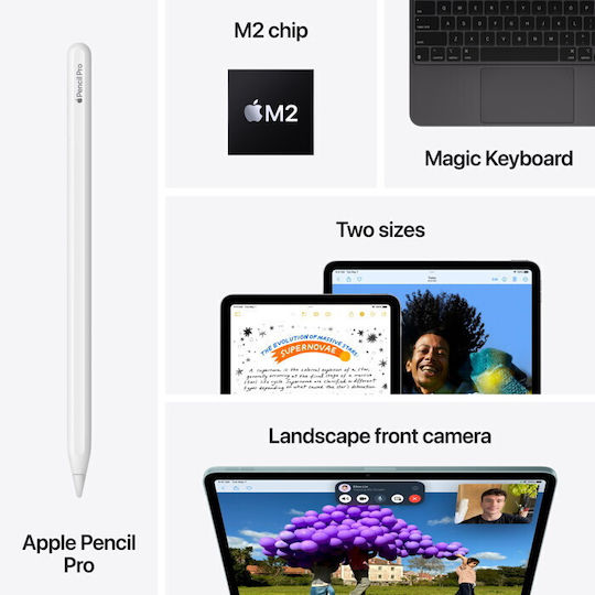 Apple iPad Air 2024 13Inches (8GB/128GB) Space Gray