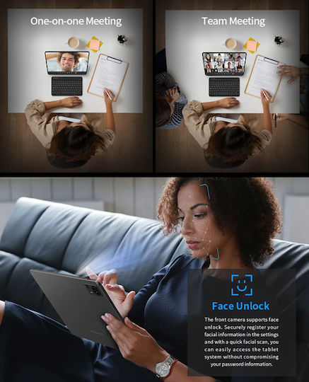 Teclast T60 4G 12" Tablet (8GB/256GB) Γκρι