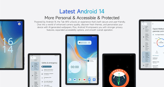Ulefone W10 10.1" Tablet (4GB/128GB) Space Grey