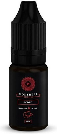 Montreal Fertige Nachfüllflüssigkeit Rodeo mit Rauchen Geschmack 18mg 10ml