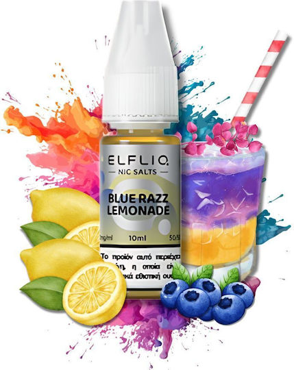Elfliq Έτοιμο Υγρό Αναπλήρωσης Bar Salts Razz Blue Lemonade 20mg 10ml