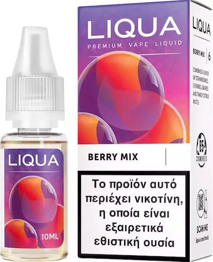 Liqua Готова Течност за Пълнене с Плодови Вкус 6мг 10мл