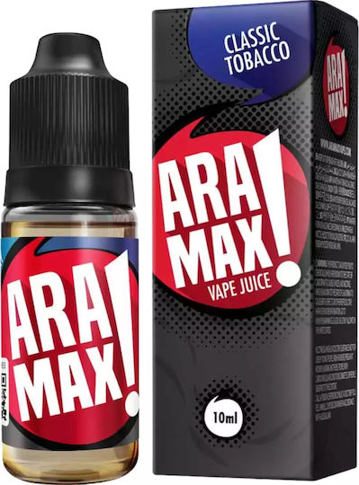 Aramax Fertige Nachfüllflüssigkeit Classic Tobacco mit Rauchen Geschmack 18mg 10ml