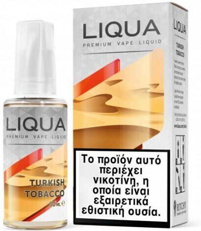 Liqua Ready-to-use E-Liquid Turkish Tobacco with Smoking Flavor 18mg 10ml