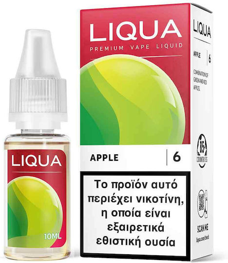 Liqua Έτοιμο Υγρό Αναπλήρωσης Apple 3mg 10ml