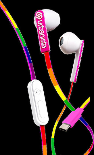 Urbanista San Francisco In-ear Handsfree Ακουστικά με Βύσμα USB-C Πολύχρωμο