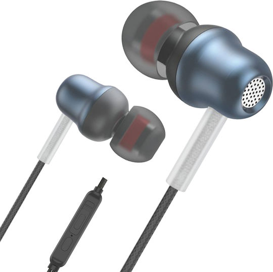 Leewello EJ-040 Безжични Стерео с жак 3.5mm Син