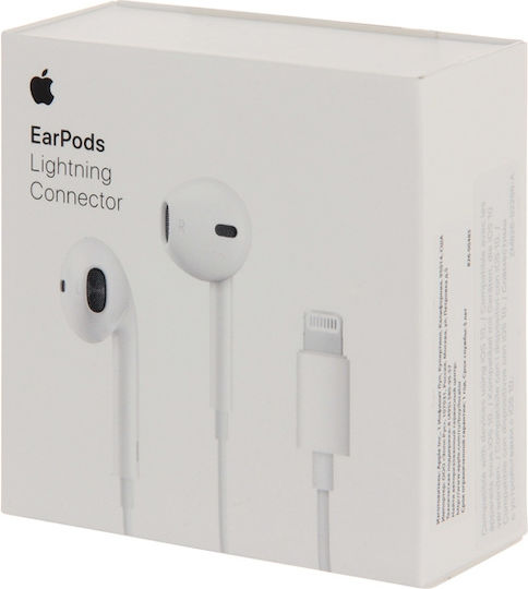 Apple EarPods Earbuds Handsfree Headphones with Connector Lightning White