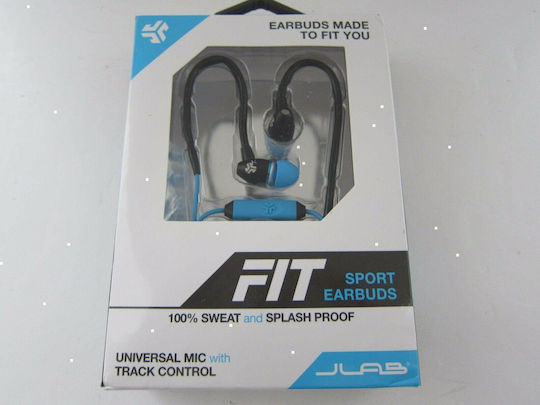 Jlab Fit Sport In-Ear Freihändig Kopfhörer mit Stecker 3.5mm Hellblau