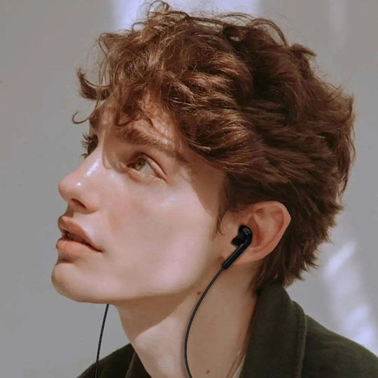 Dudao X3C In-ear Handsfree Ακουστικά με Βύσμα USB-C Μαύρο