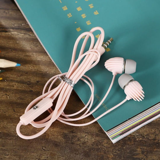 Elmcoei EV-186 In-ear Handsfree Ακουστικά με Βύσμα 3.5mm Γαλάζιο