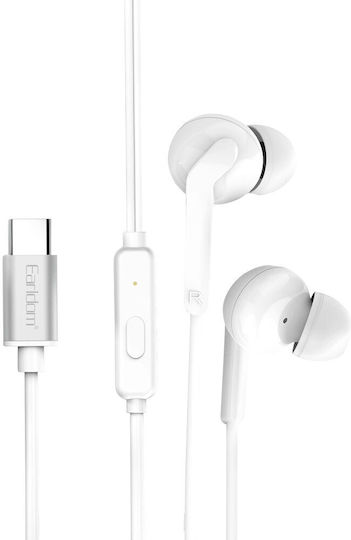 Earldom Et-e71 Wired Earphone Type C White