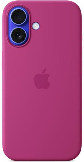 Apple Silicone Case with MagSafe Back Cover Silicone Fuchsia (iPhone 16 Plus)