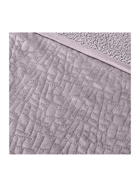 Guy Laroche Bolzano Set Blanket Sherpa Single 160x220cm Melanze