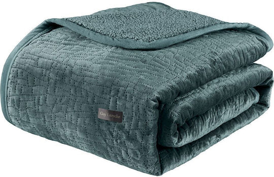 Guy Laroche Bolzano Super Double Blanket Set 220x240cm Emerald