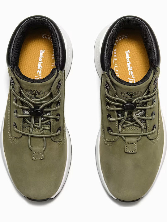 Killington Trekker Suede Παιδικά Μποτάκια με Κορδόνια Πράσινα
