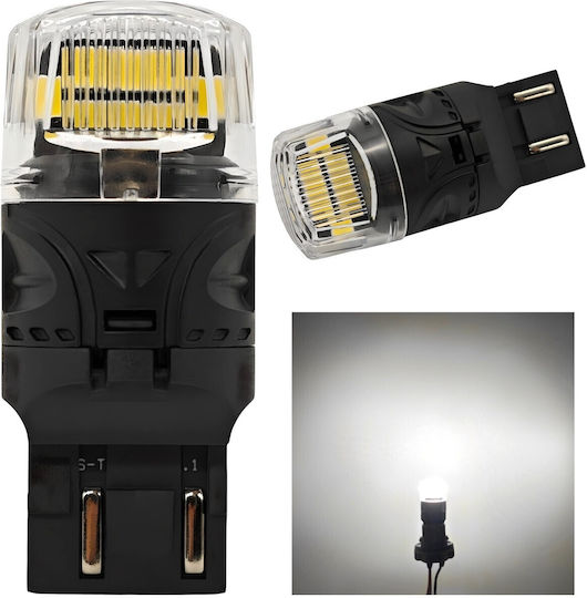 W21/5w Led Bulb 7443 12v Canbus 1800lm White