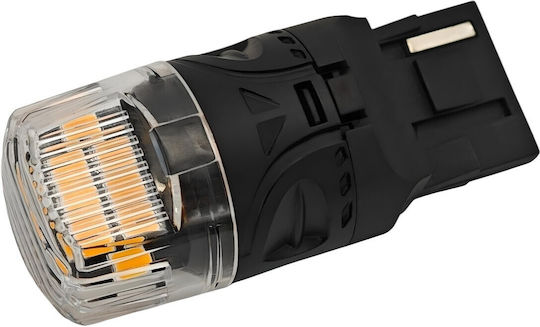 Bec LED W21w 7440 12v 1800lm Canbus Portocaliu