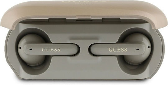 Guess Elongated Metallic ENC In-Ear Bluetooth-Freisprecheinrichtung Kopfhörer mit Ladeetui Gold