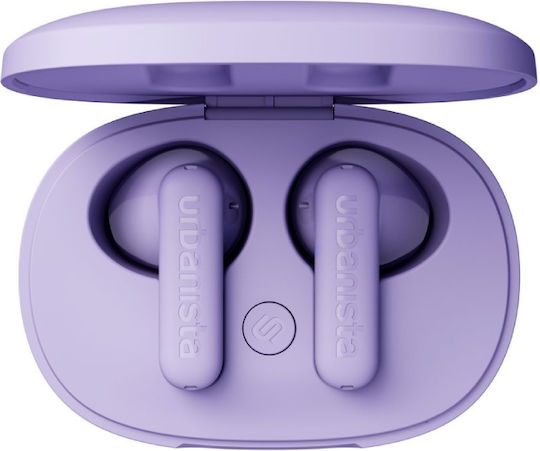 Urbanista Copenhagen 2 Ohrstöpsel Bluetooth-Freisprecheinrichtung Kopfhörer mit Schweißresistenz und Ladeetui Lavender Purple