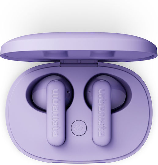 Urbanista Copenhagen 2 Ohrstöpsel Bluetooth-Freisprecheinrichtung Kopfhörer mit Schweißresistenz und Ladeetui Lavender Purple