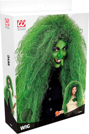 Αποκριάτικη Περούκα Αφάνα Πράσινη για Halloween