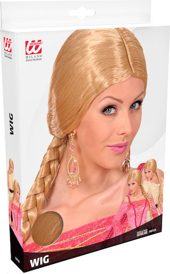Carnival Wig with Braids Blond