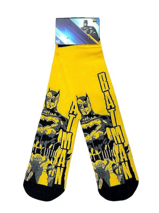 Disney Batman Ανδρικές Κάλτσες Κίτρινο Disney Batman Ανδρικές Κάλτσες Κίτρινο