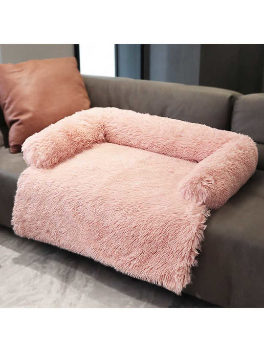 Glee Poof Dog Bed Pink 80x80cm.