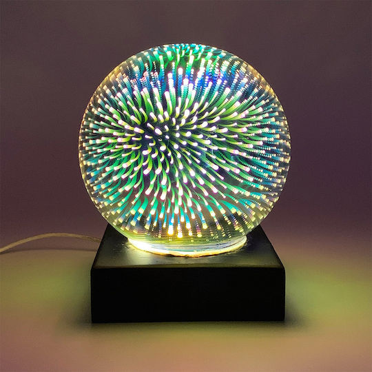 The Source Fibre Ball Light Decorative Lamp Multicolour