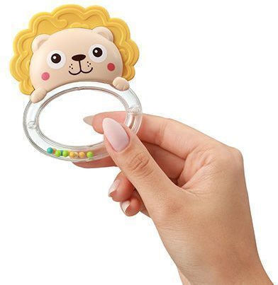 Babyono Βρεφικό Παιχνίδι Κουδουνίστρα Lion