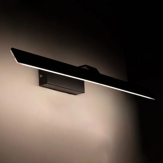 GloboStar Mirror Modern Bathroom Wall Lamp/Panel with Integrated LED and Natural White Light 58x6x6cm