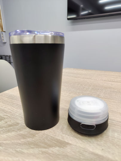 Makito Ποτήρι Θερμός Ανοξείδωτο 440ml Μαύρο