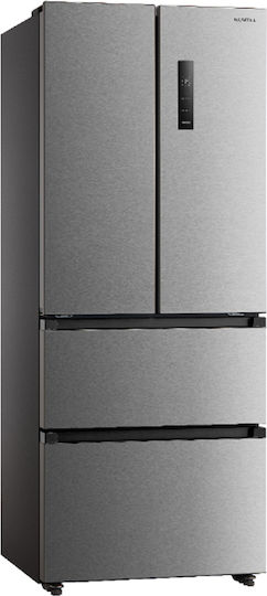 Kumtel Side-by-Side Refrigerator 391lt Total NoFrost H178xW70.3xD68.6cm Inox HMD-402IN