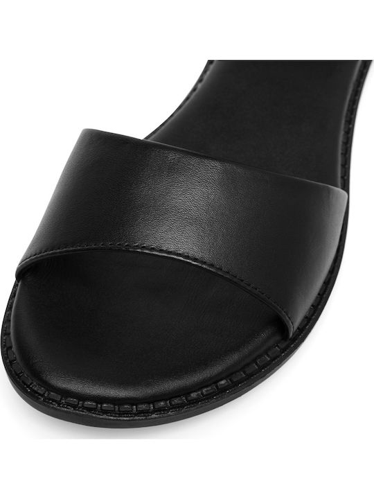 Flache Sandalen für Damen in Schwarz Farbe