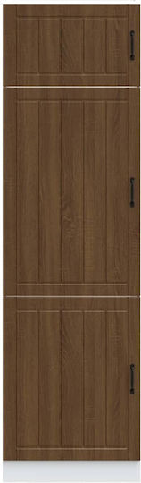 Lucca Кухненска Колона Brown Oak 60x57x207бр